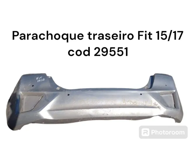 Parachoque traseiro Honda fit 2015