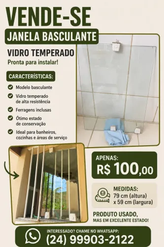 Janela de vidro 