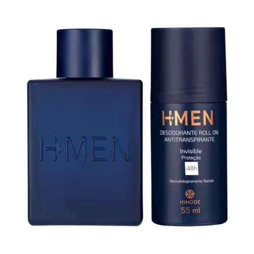 Kit H-men Deo Colônia + Desodorante Roll On Linha: H-Men