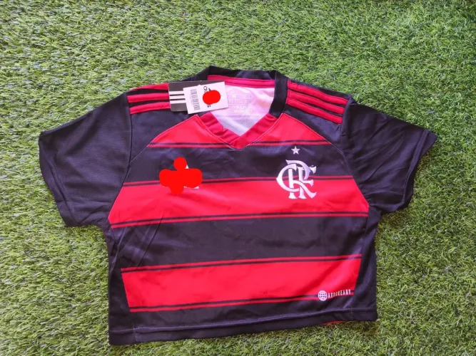 Cropped camisa feminina baby look de times e seleções 