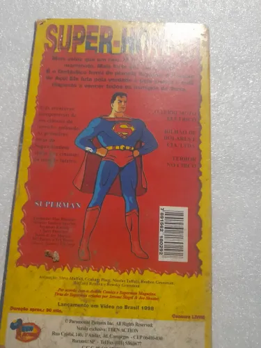 FITA VHS ANTIGA SUPER HOMEM