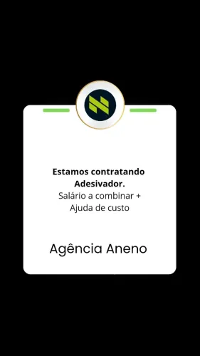 Contratamos ADESIVADOR