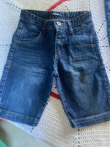 Lotinho Short jeans infantil 7 anos