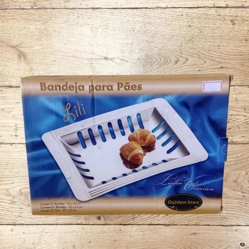 Bandeija inox para pães