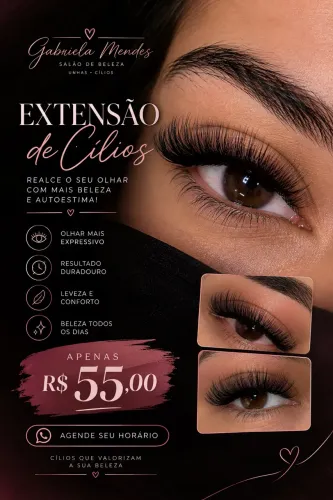Extensão de cílios
