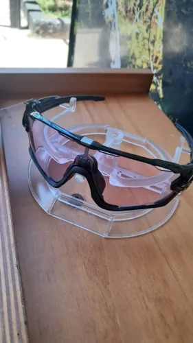 Oculos Jaw Breaker Polished Black / Prizm Low Light, Oakley