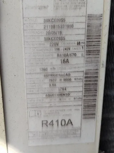 Split de 9.000 BTUs Midea