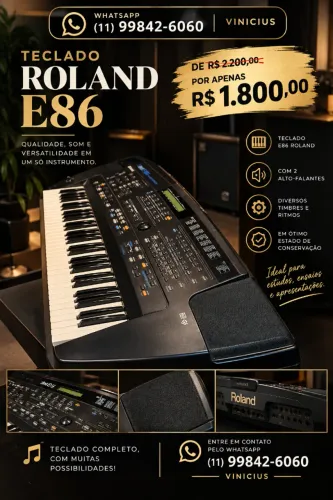 Teclado Roland E86