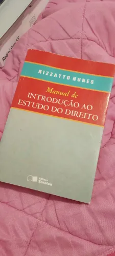 Livro Direito: Manual de introdução ao estudo do direito