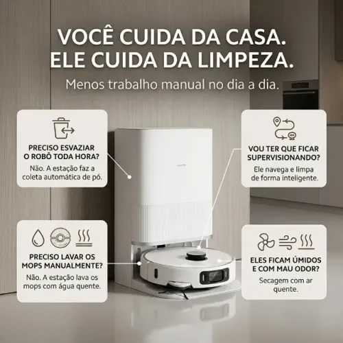 Robô Aspirador Xiaomi Vacuum 5 Pro 110v ou 220v