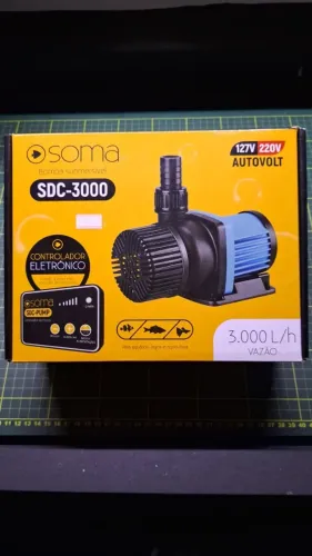 Bomba Submersa Eletrônica (3.000l/h) - SOMA SDC-3000 