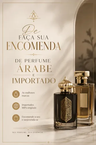 Perfume importado e árabes