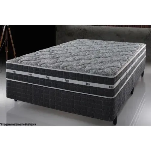Colchão Queen Casal Black Graphite