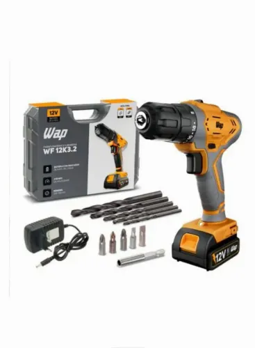 Parafusadeira e Furadeira WAP WF12K3.2 Bateria 12V Bivolt Nova 