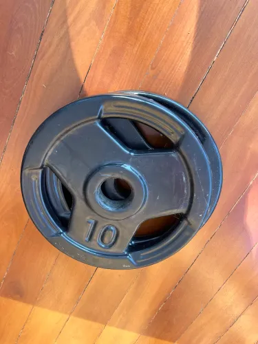 Anilhas emborrachadas de 10kg