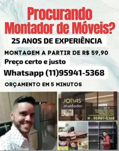 ? MONTADOR PROFISSIONAL INDICADO *?