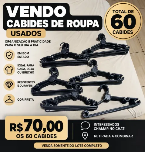 Cabides de roupas