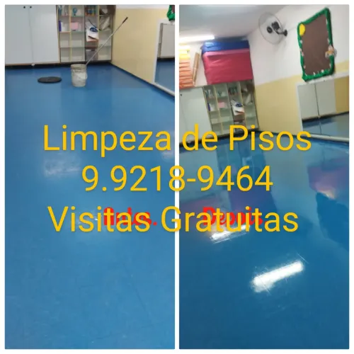 Limpeza de Paviflex Vinílico e outros. 