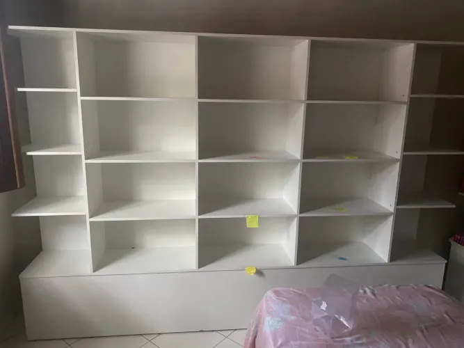 Estantes Colmeia MDF - 2 Unidades - 1,85 x 2,75 m - Mudança