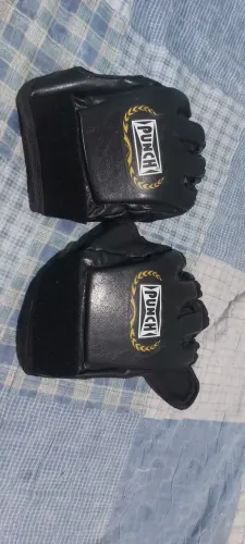 Luva mma couro sintético punch (comprei, mas nunca usei)