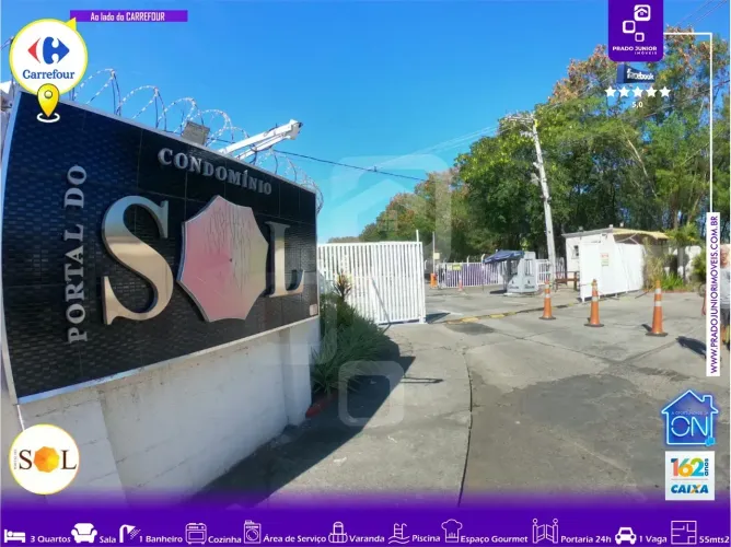Portal do Sol 3 Quartos no Segundo andar com valor surpreendente, Ao lado do Atacadão