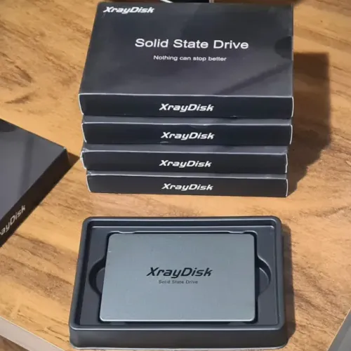 [Saúde 100%] SSD 1TB Sata 3, XrayDisk, Chassis em Metal, Cinza, 1 TB (c\ Garantia 3 Meses)