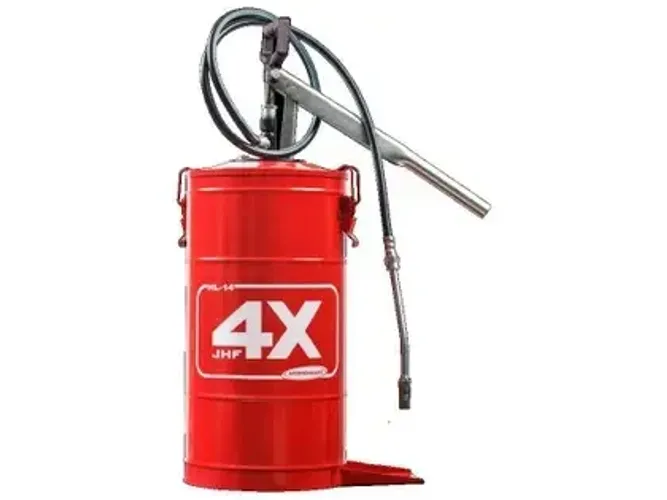 Bomba Manual para Graxa 14Kg Vermelho - HYDRONLUBZ