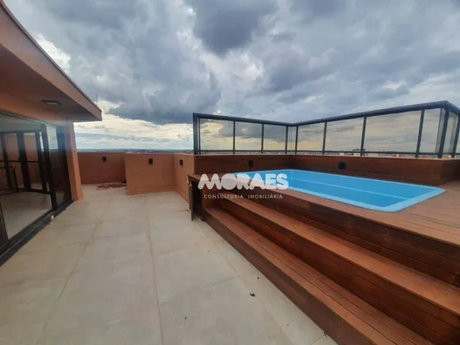 Apartamento na cobertura com 3 quartos para alugar, 200 m² por R$ 4.200/mês - Edifício Man
