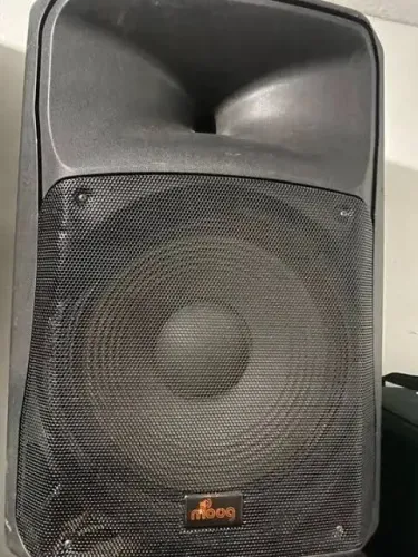 Caixa de som ativa Moug Meteoro 600 rms