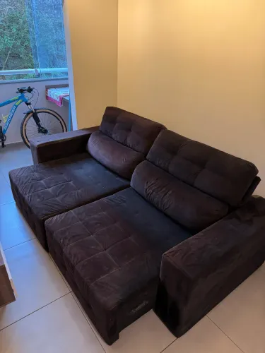 Sofá Retrátil e Reclinável 2.50m
