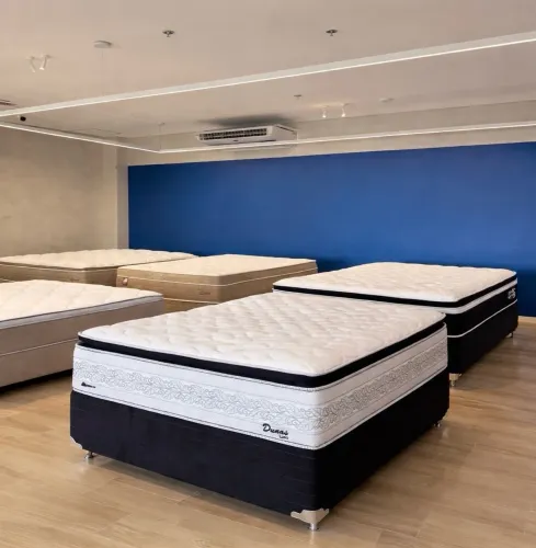 Cama Box Casal Dunas Bonno Colchões (Base + colchão com molas ensacadas)