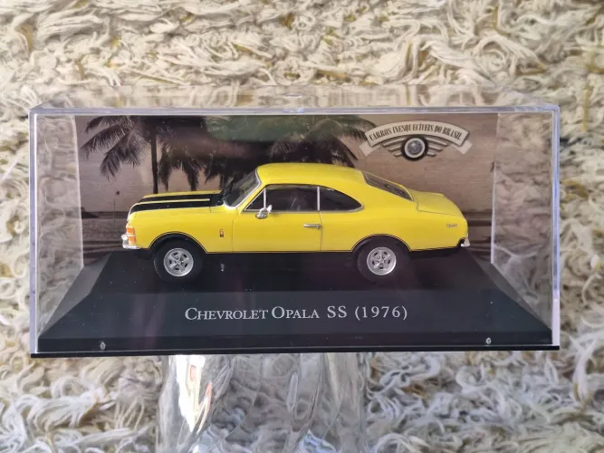 Miniatura Chevrolet Opala SS 1976 - Carros Inesquecíveis do Brasil