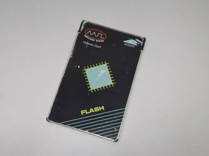 Cartão de memória 5MB p/ coleção, PCMCIA Flash - Vintage