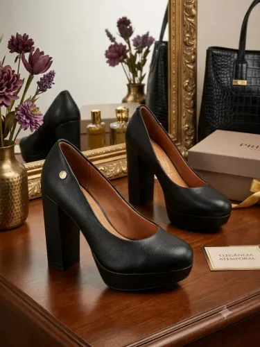Sapato social scarpin preto