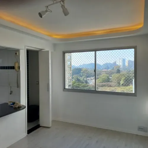 Apto. no Alto da Boa Vista 2 dormitórios, sala/coz integrada, banheiro, lavabo, vaga 53m2