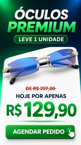 Óculos Premium Sem Aro - Pague na Entrega