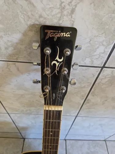 Violão Eletroacústico Tagima Dallas Preto (Aço + Afinador TEQ-8)