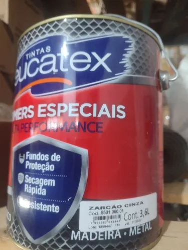 Zarcão 3.6gl na cor cinza
