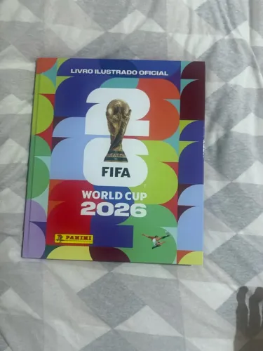 Álbum copa 2026 colado faltando 36 figurinhas