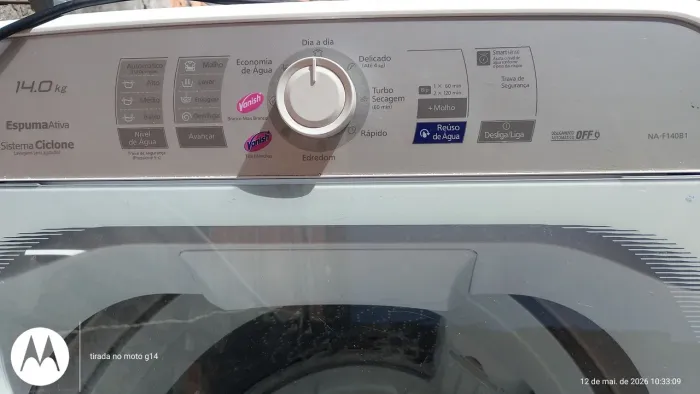 Máquina de lavar roupa Panasonic