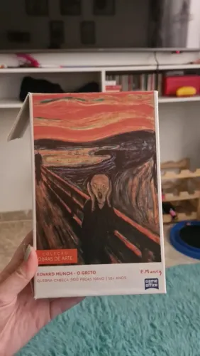 Quebra-cabeça de O grito, de Munch, 500 peças