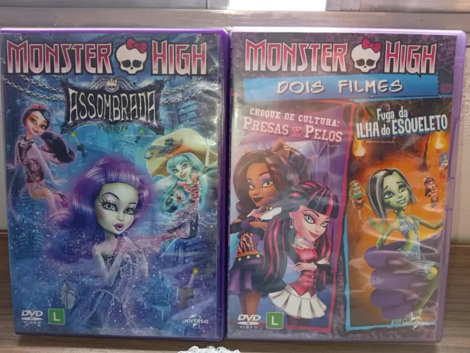 2 DVD Monster high por 40 reais 