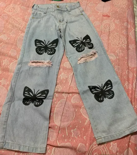 Calça jeans - tamanho 8 anos 
