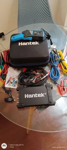 Kit Hantek completo com alicate e cabos