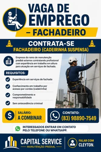 Fachadeiro (cadeirinha suspensa)