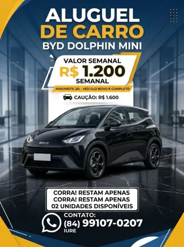Locação veiculos elétricos