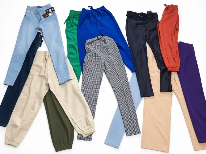 Oportunidade 14 peças de calças femininas, Alfaiataria,Sarja, Jeans entre outras Promoção