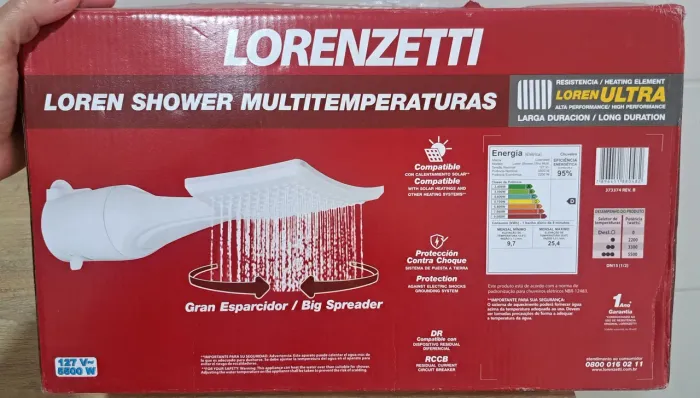 Chuveiro Lorenzetti, 110v