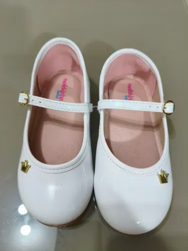 Sapato infantil branco menina 25