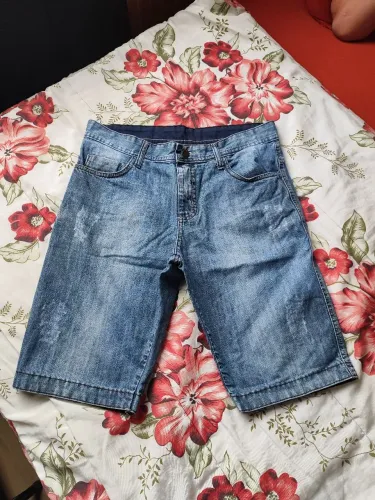 Short Jeans Masculino Azul Claro - Tam. 40